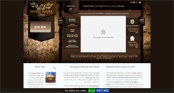 Desktop Screenshot of hotelpaviarome.com